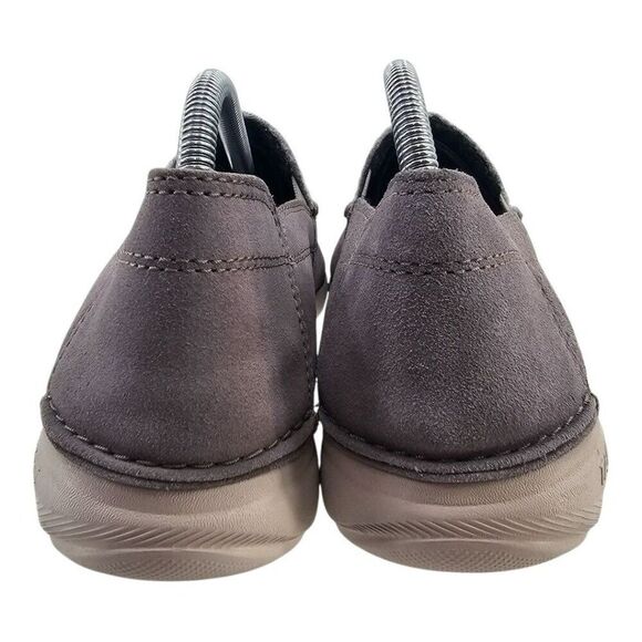 Clarks Mens Size 10 Gorwin Step Sneakers in Grey Suede NWOT - Picture 10 of 12